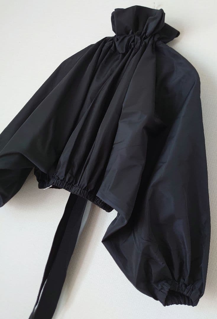 PATOU パトゥ/ドローストリングス　ラッフルフリル　ブラウス ギャザー