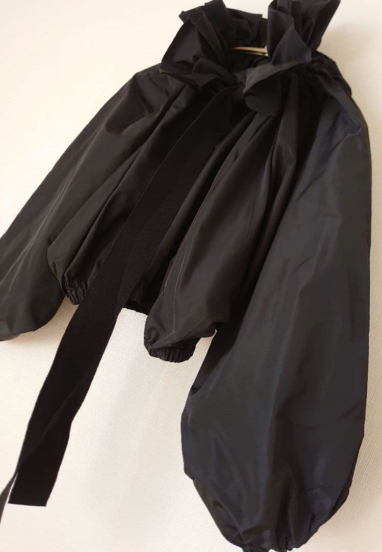 PATOU パトゥ/ドローストリングス　ラッフルフリル　ブラウス ギャザー