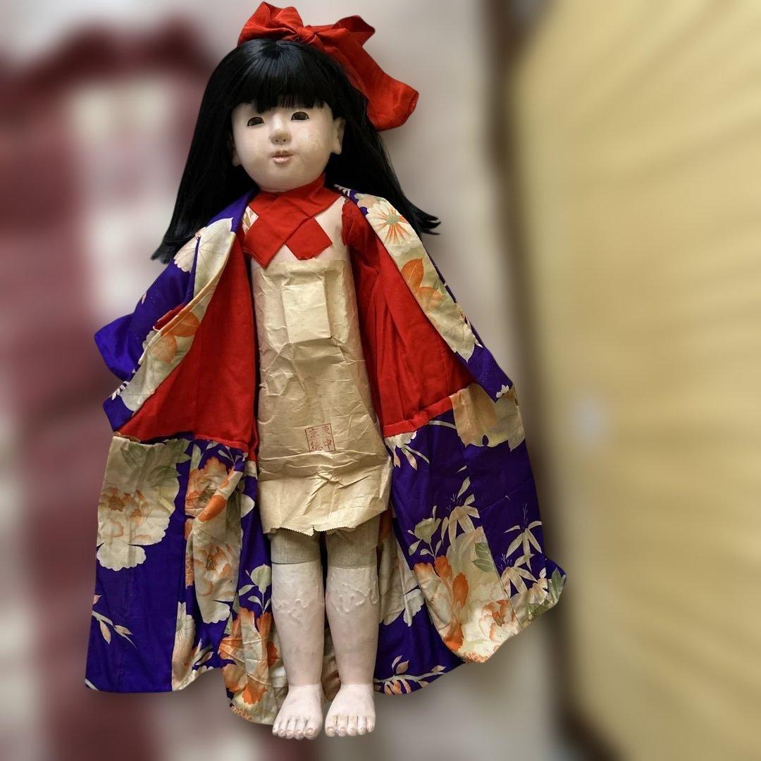 市松人形 戦前　約100年前　大型73センチ ☆最終価格☆