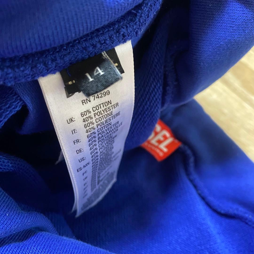 DIESEL ディーゼル　スウェットパンツ 赤・青　14y 140 150