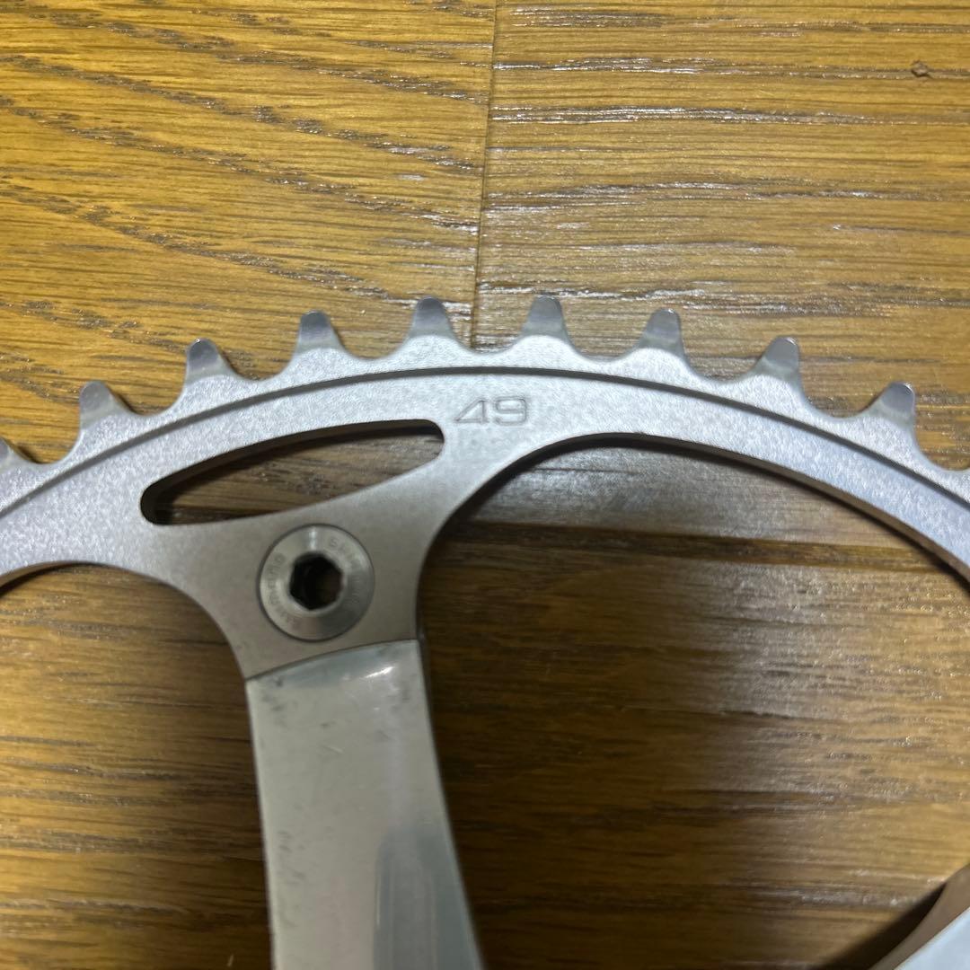 デュラエース　クランク　165mm 49T njs FC-7600
