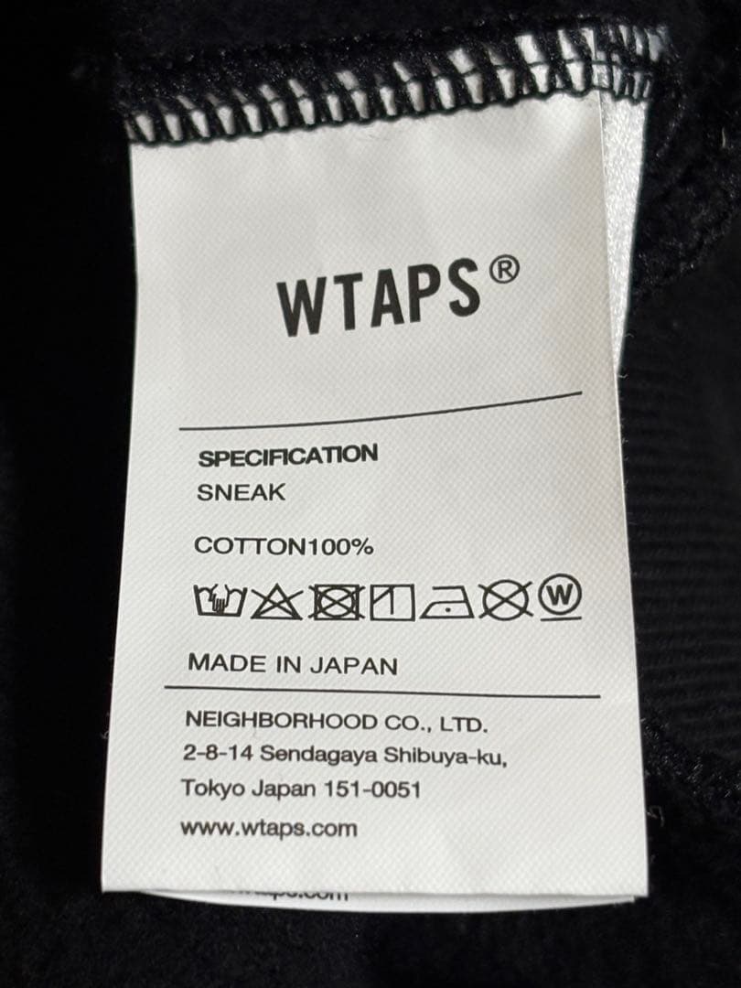 WTAPS IDENTITY SWEATER COTTON ブラック Ｌ