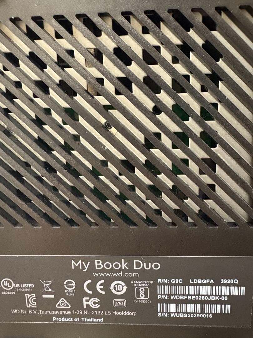 WD MY BOOK DUO 28TB 外付けハードディスク