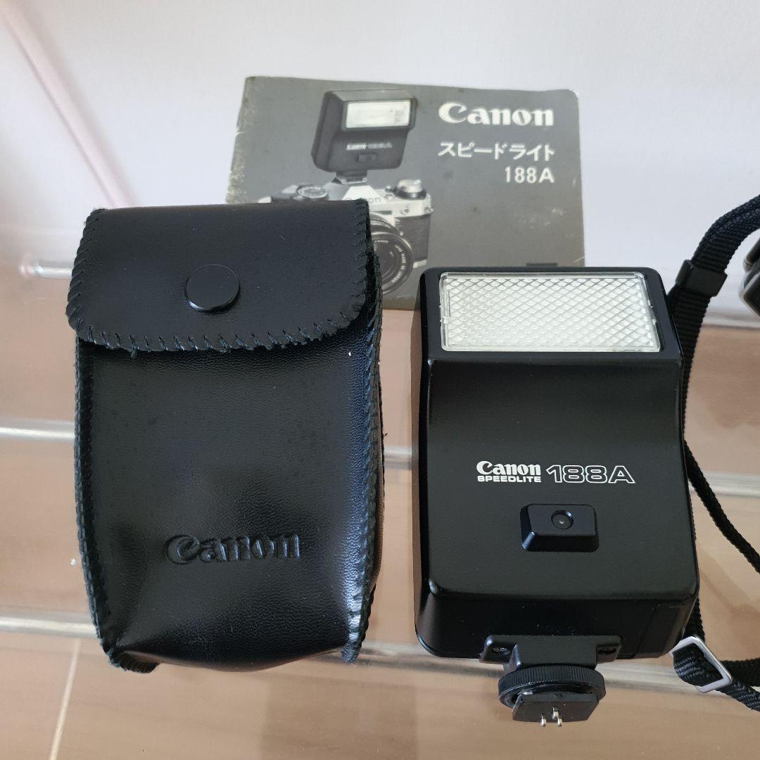 キャノン AE-1 FD 50mm F 1.4 スピードライト データバックA