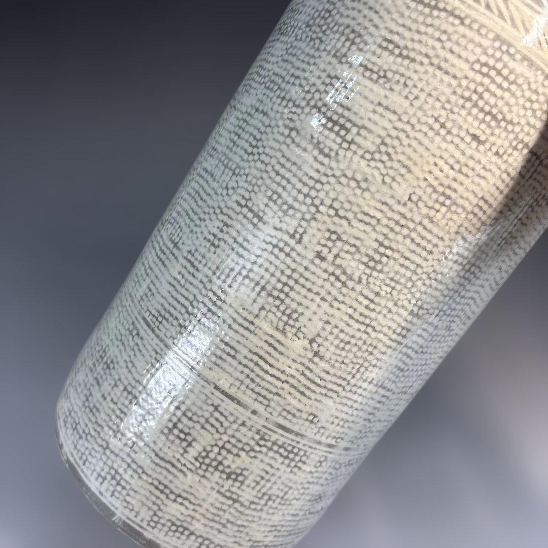 【中古品】茶道具　趙誠主造　御本三島細水指