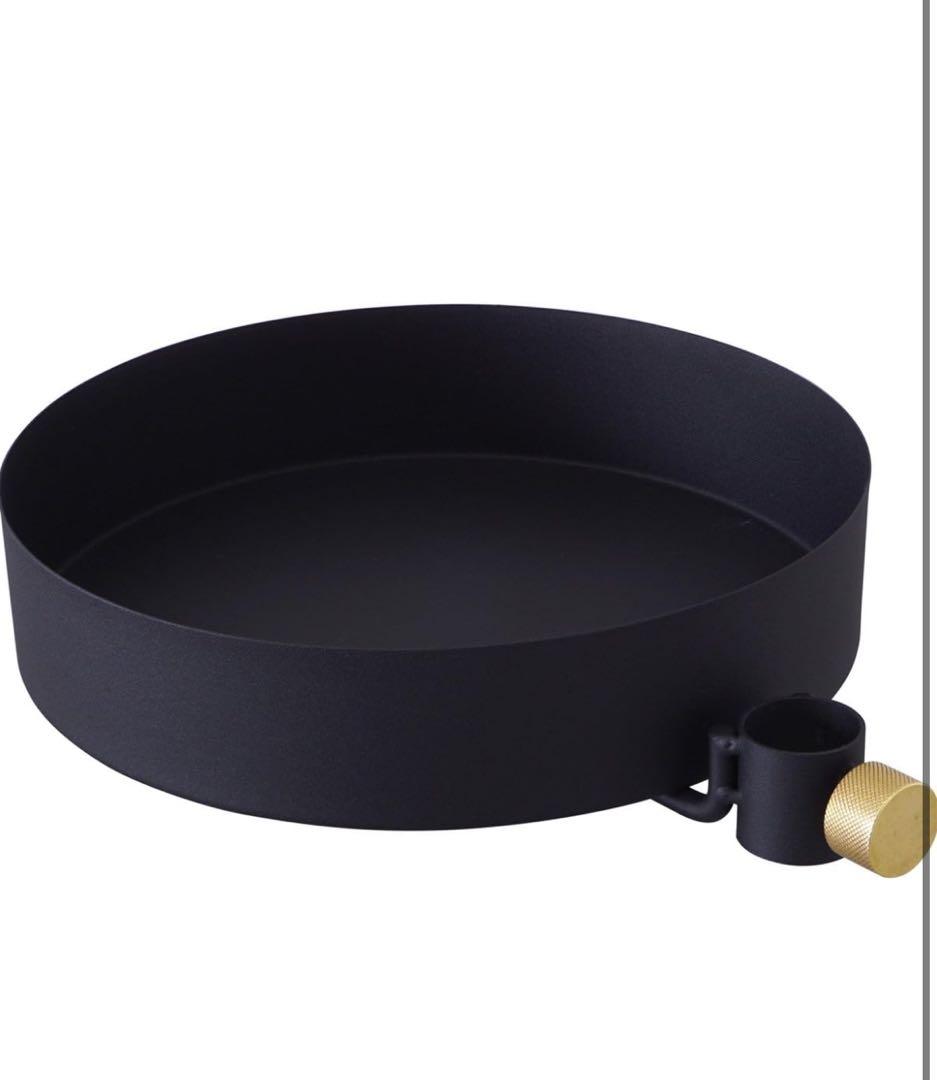 その他 DRAW A LINE Tray Black Tension Rod Hook