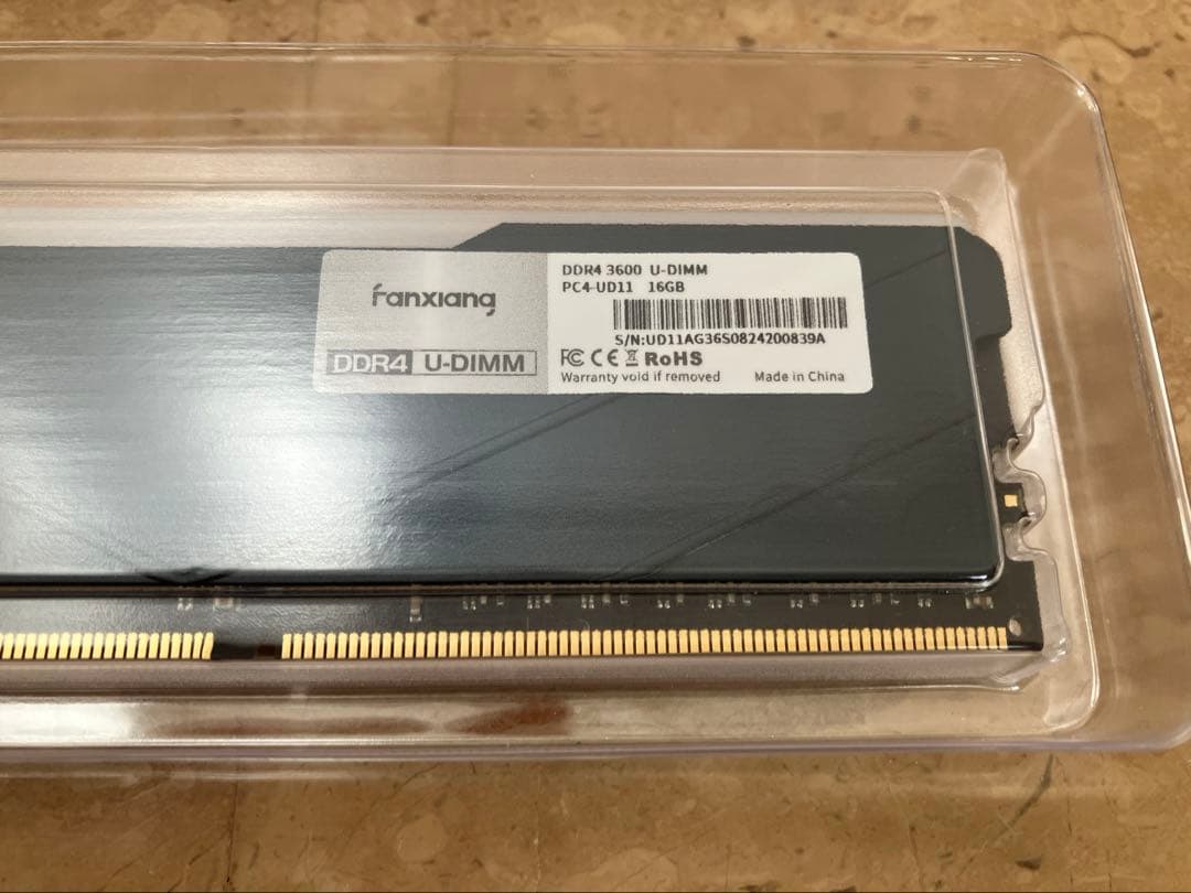 【新品】Fanxiang DDR4 16GBx1枚 3600Mhz