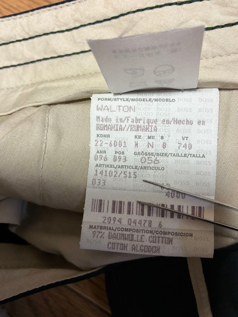 HUGO BOSS GOLF ヒューゴボスゴルフチノパン　新品未使用