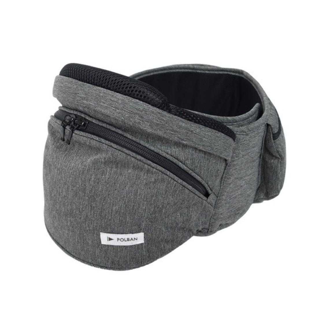 〖 新品同様 〗POLBAN ADVANCE ヒップシート メランジグレー