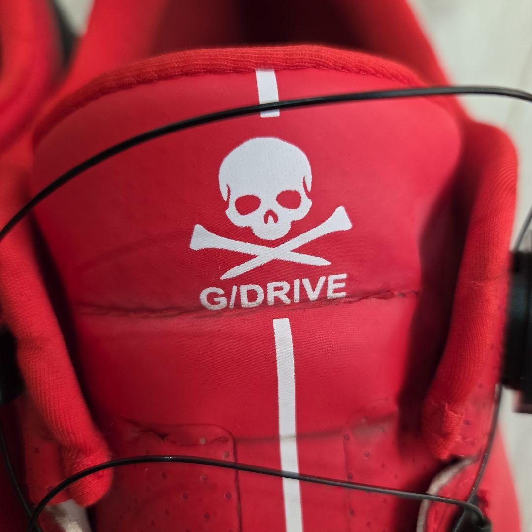 ジーフォア レッド ゴルフシューズ