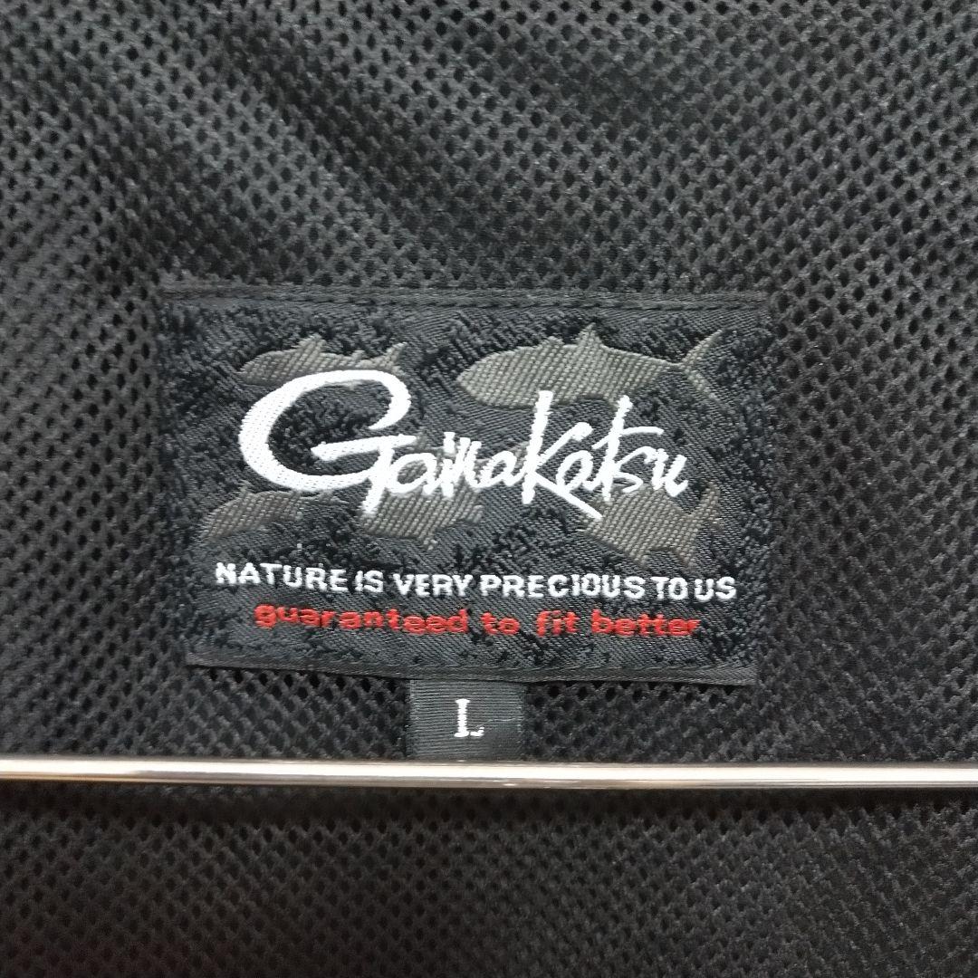 美品 Gamakatsu フルジップフィッシングジャケット 黒 Lサイズ