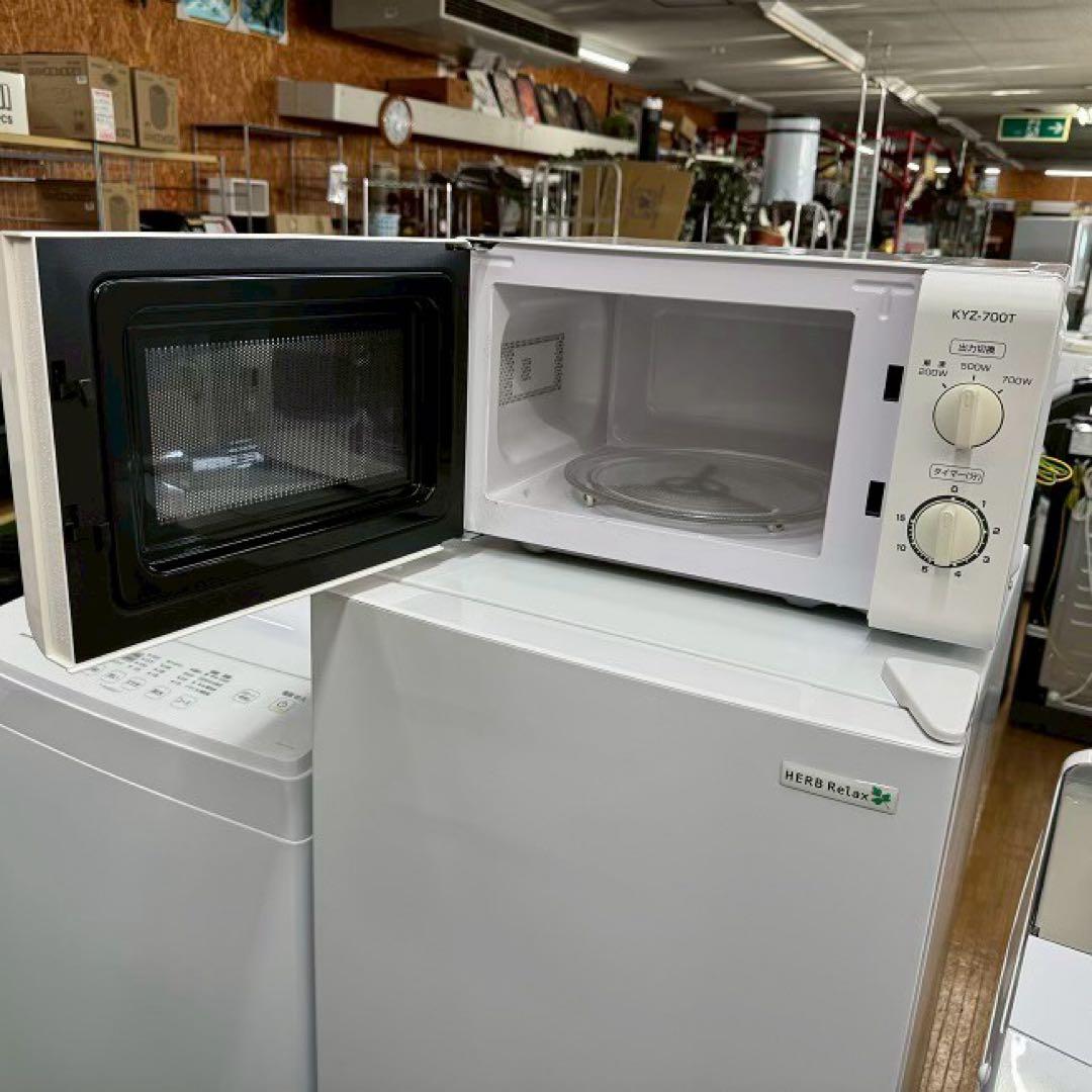 東京23区配送無料✨激安❗️3点セット　冷蔵庫　洗濯機　レンジ　分解清掃済み