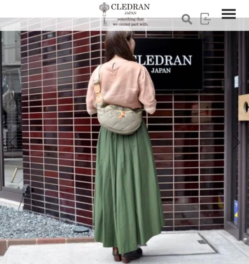 【美品】クレドラン 【ROTA ロタ ショルダーバッグ】CLEDRAN