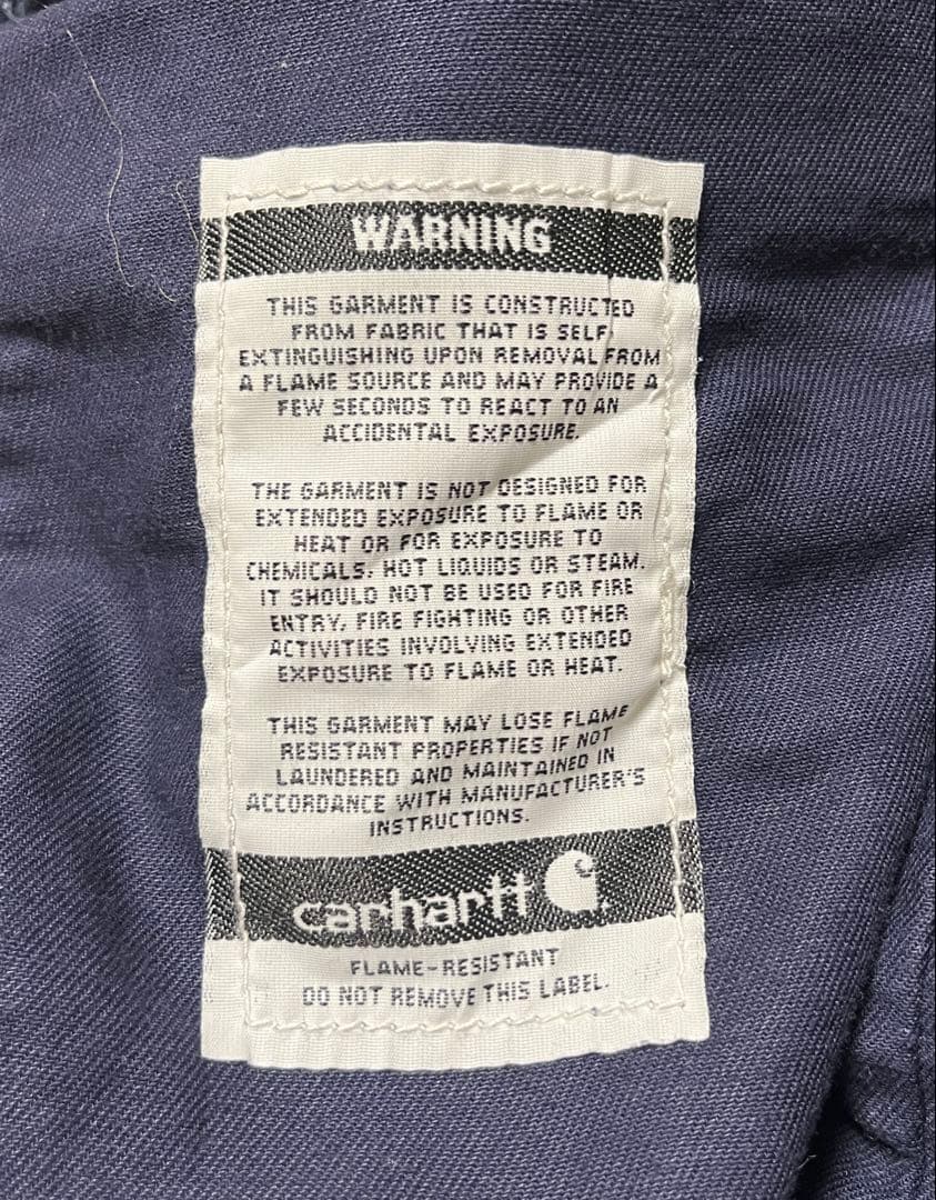 2012年 メキシコ製 Carhartt FR オールインワン つなぎ M〜L