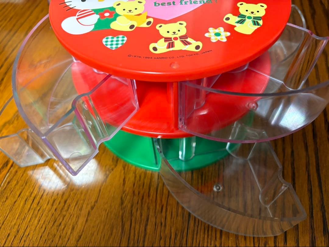 ハローキティとケロッピの２段小物入れ 非売品【希少】