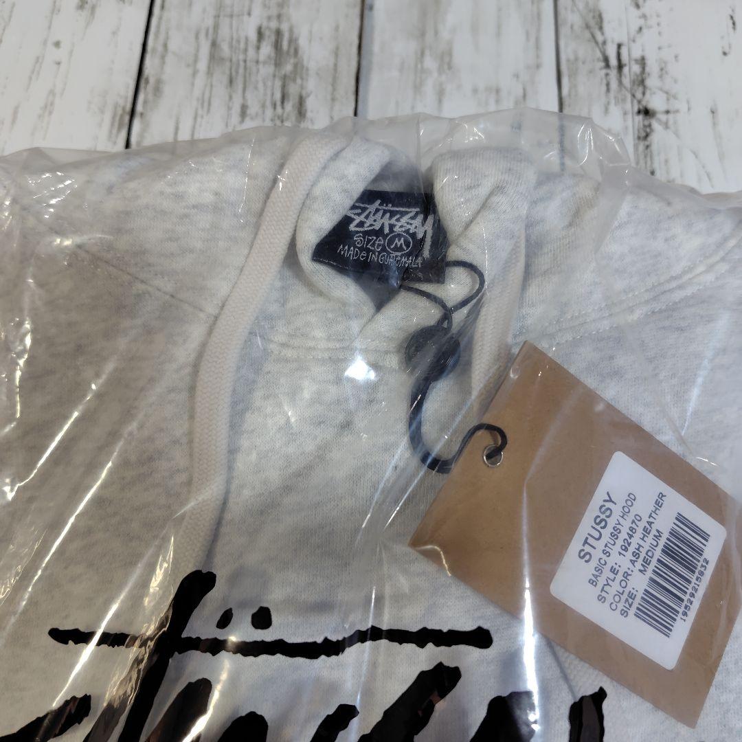 STUSSY ステューシー BASIC グレー Mサイズ プルオーバー