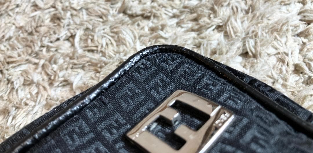 フェンディ FENDI ハンドバッグ ワンショルダー ズッキーノ 劣化有り