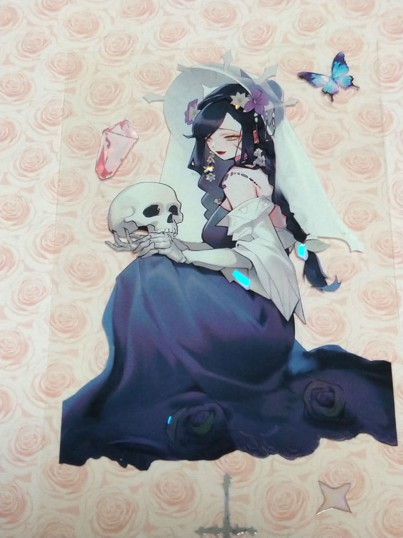 廃盤品✩J1063＃慕纱礼(贝壳光)目境幽冥切売り海外人物マステ女の子AIマステ