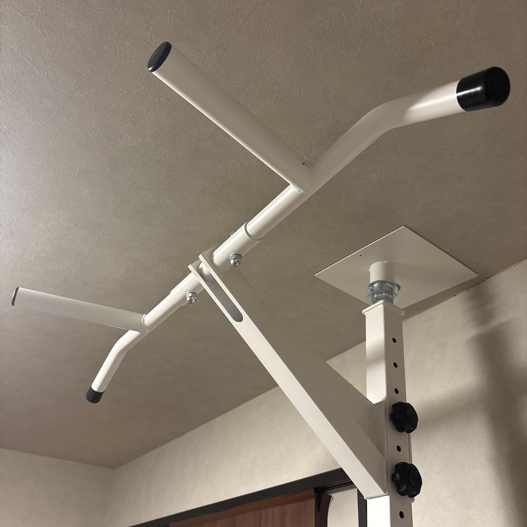 KENSUI kaku model 1 懸垂バー 高さ調整可能 ホワイト