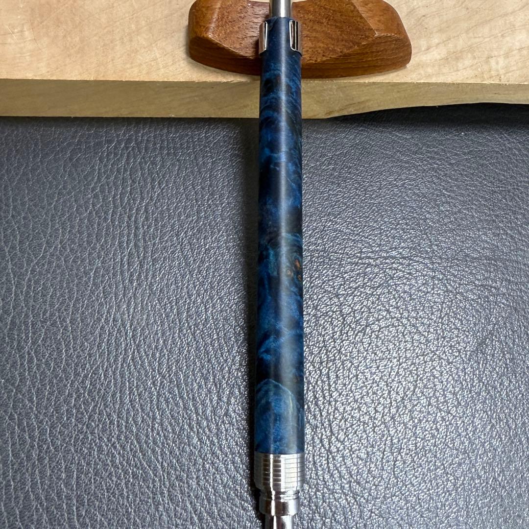 188楓瘤スタビ　木製シャーペン　最強低重心溝付き　ステンレス