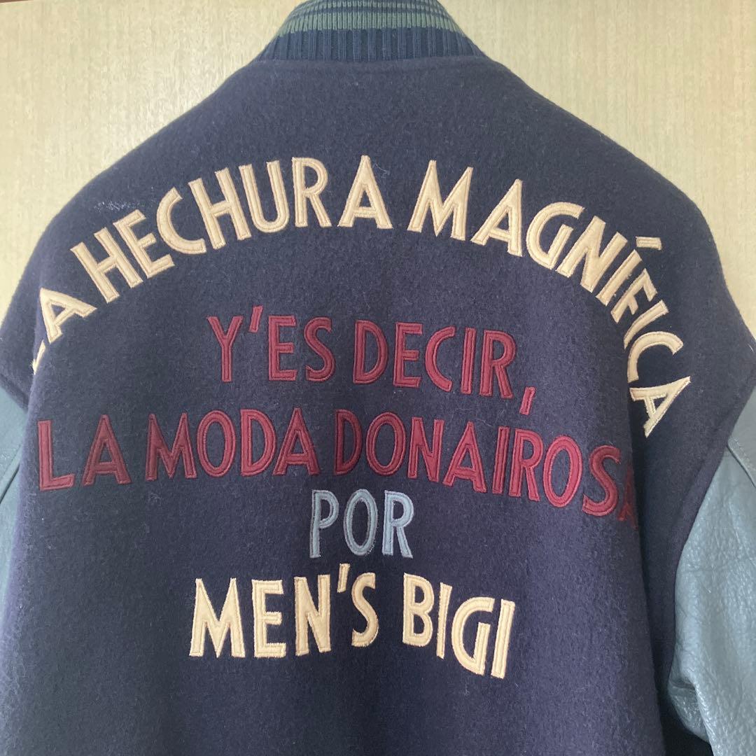 D*g様 【希少】80年代　MEN'S BIGI スタジャン ネイビー/グレー