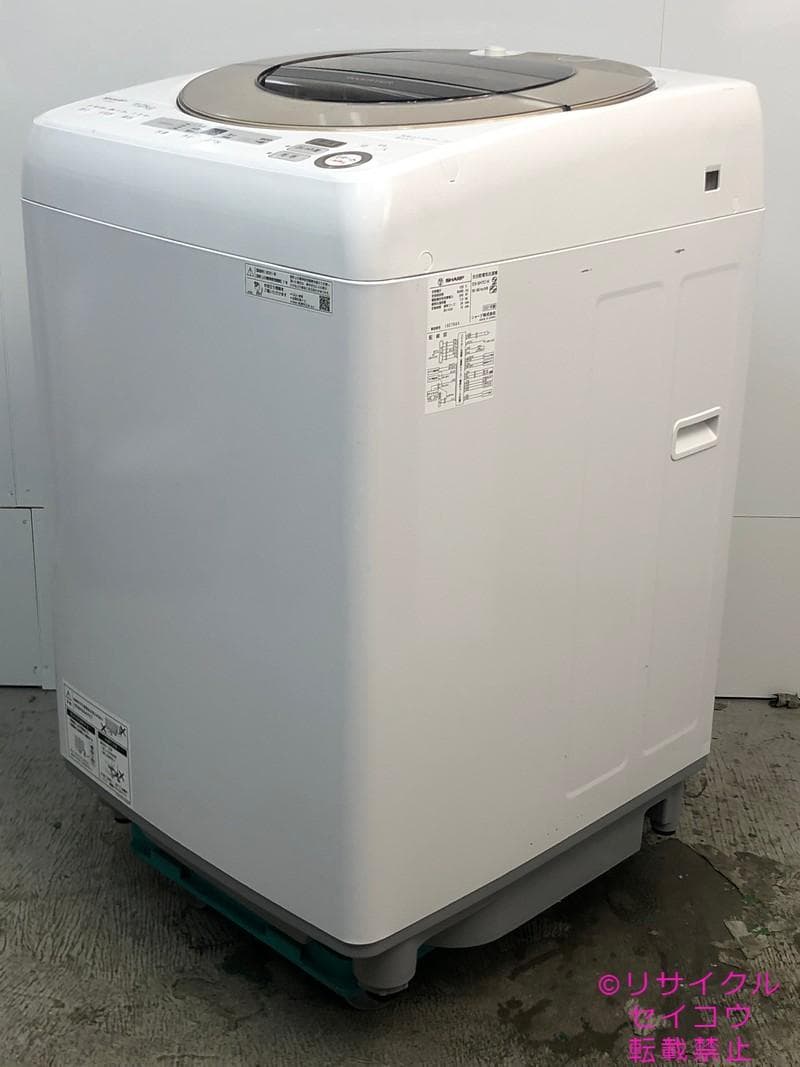 【中古】シャープ洗濯機 7Kg 2021年式2510261821