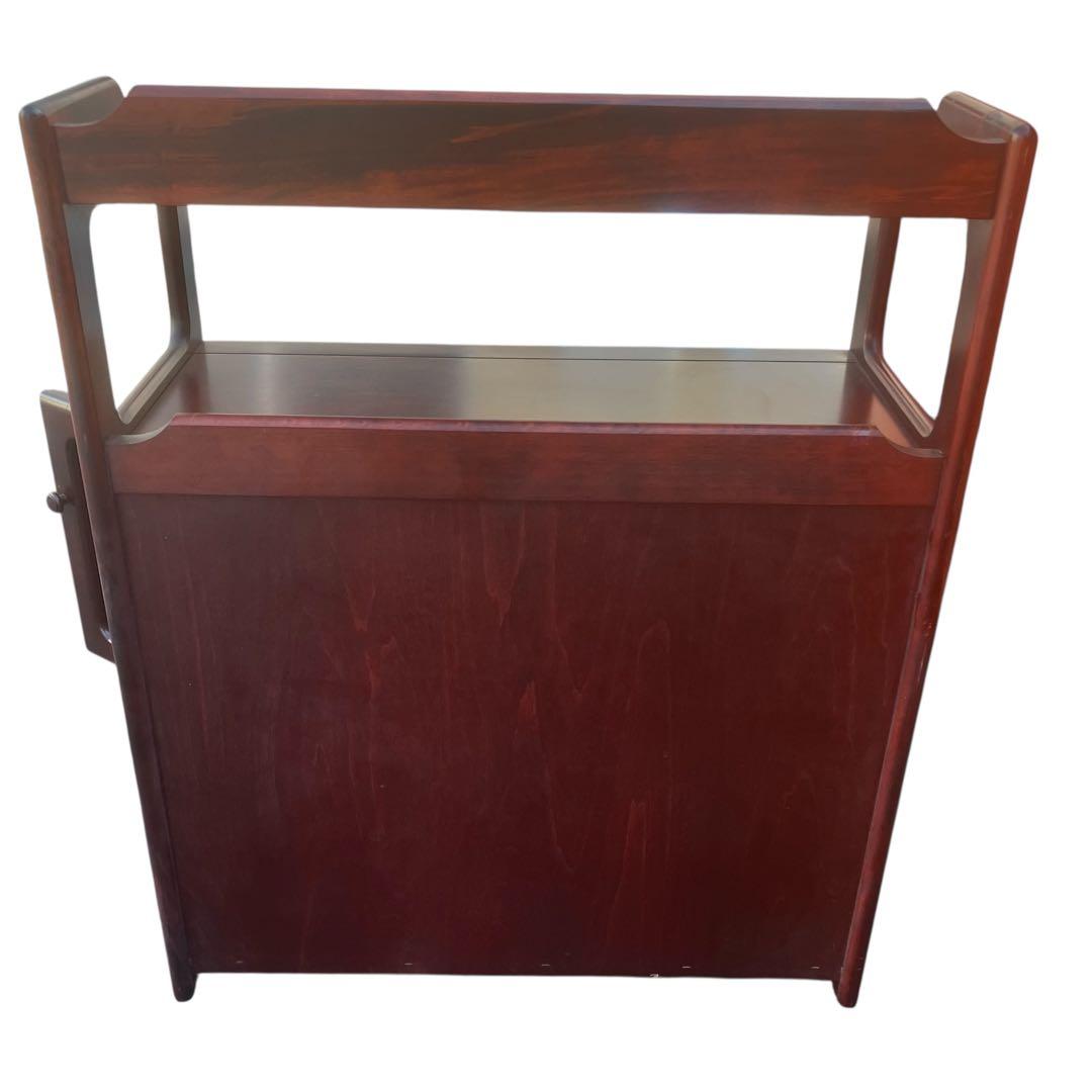 オールドカリモク　キャビネット　昭和レトロ 電話台 花台 古家具　FAX台