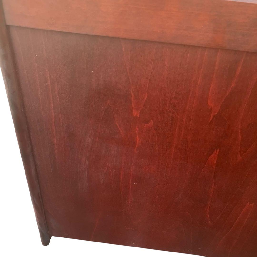 オールドカリモク　キャビネット　昭和レトロ 電話台 花台 古家具　FAX台