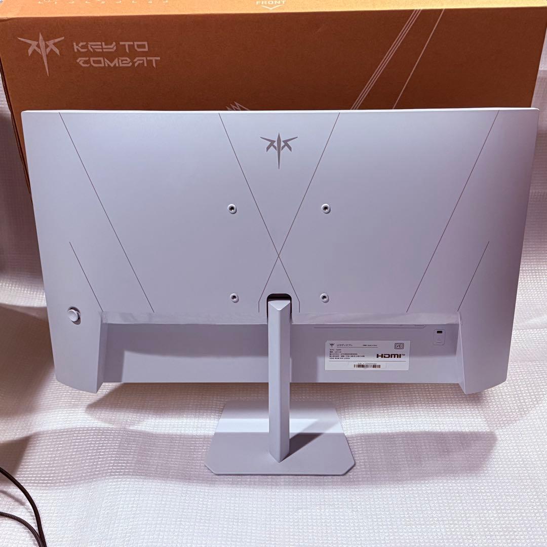 KTC 23.8 インチ ゲーミングモニター　ホワイト H24F8