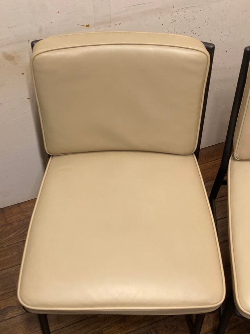 TIME&STYLE タイム＆スタイル SENSUAL ラダーバック 本革 2脚