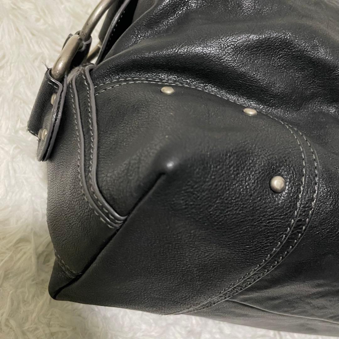 バッグ Vintage Bally Y2K Handbag Black Studs