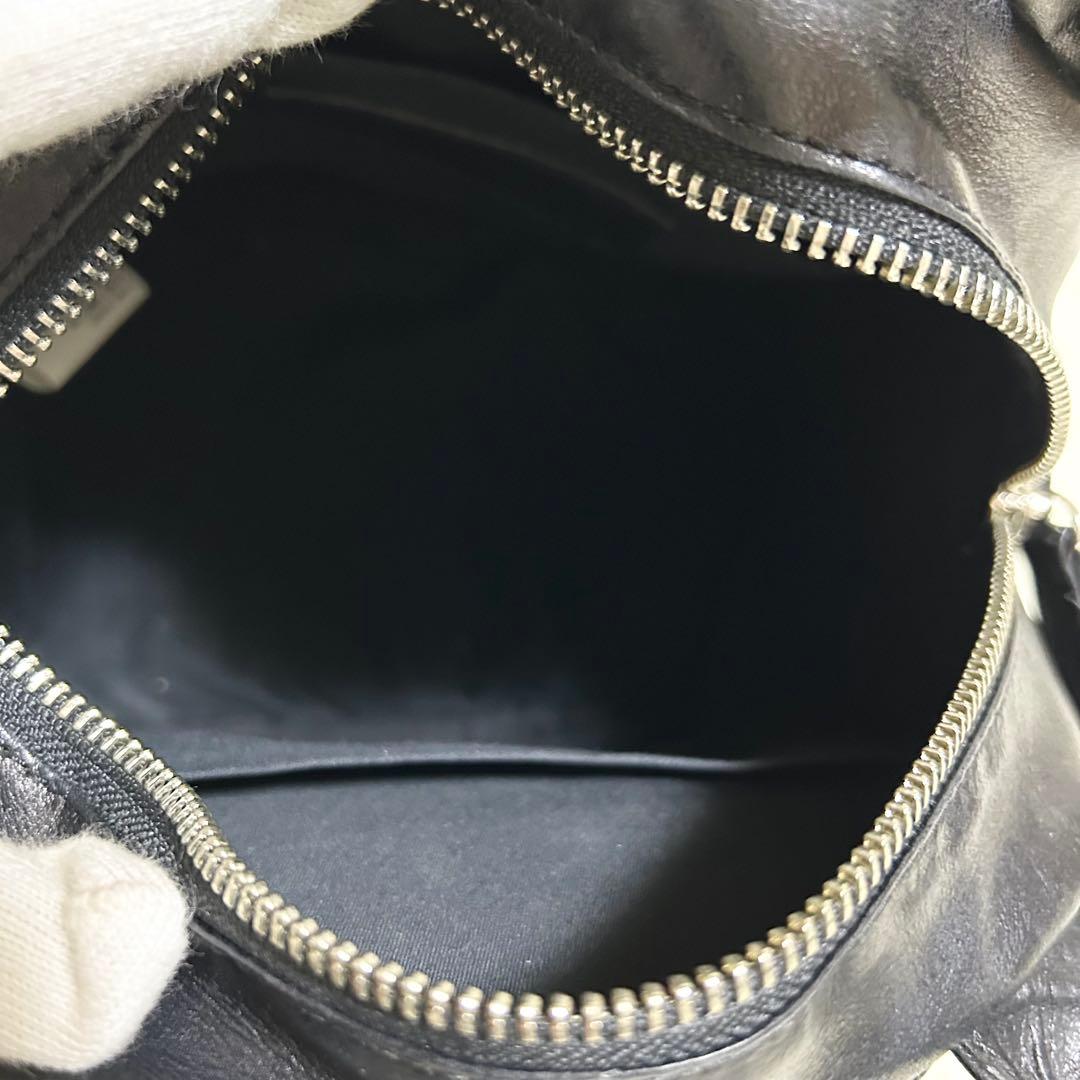 Y's ヨウジヤマモト 牛革 ショルダーバッグ カヨナカムラ ブラック 2way