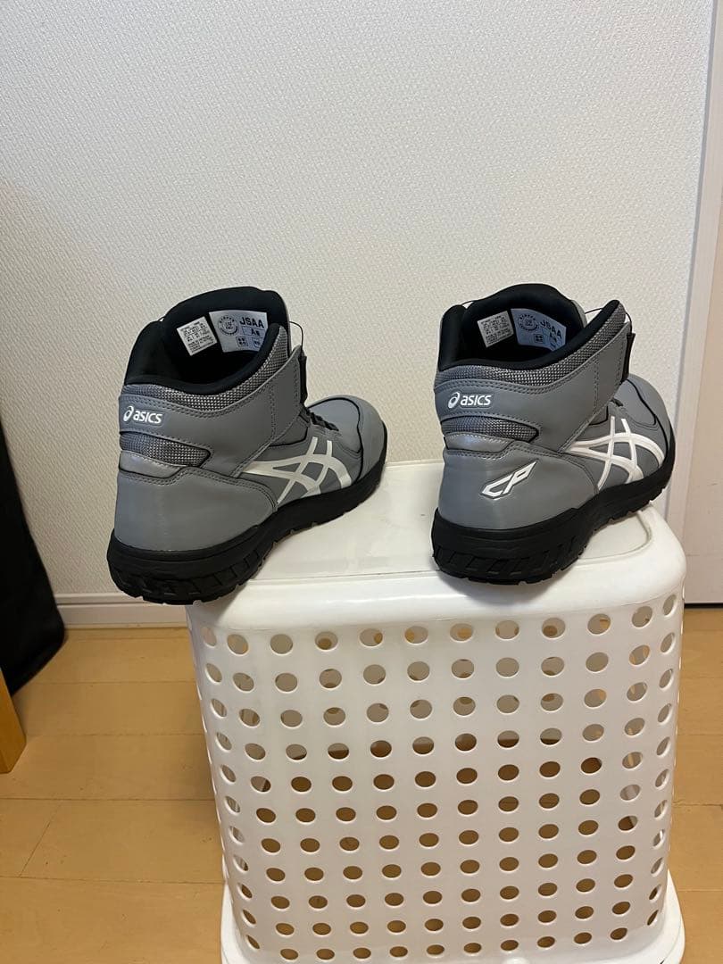 ASICS BOAシステム ハイカット安全靴 グレー