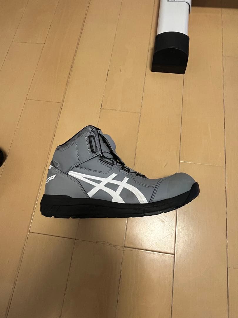 ASICS BOAシステム ハイカット安全靴 グレー