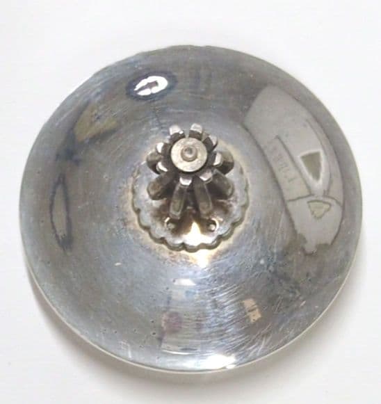 【純銀製】望月形霰銚子　竹影堂英真造