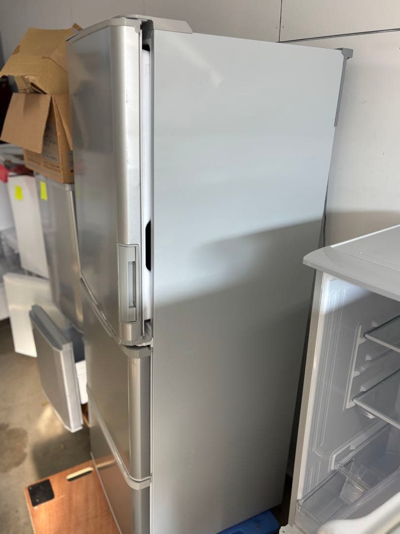 シャープ 3ドア冷蔵庫 SJ-W351E-S 350L 2019年製T