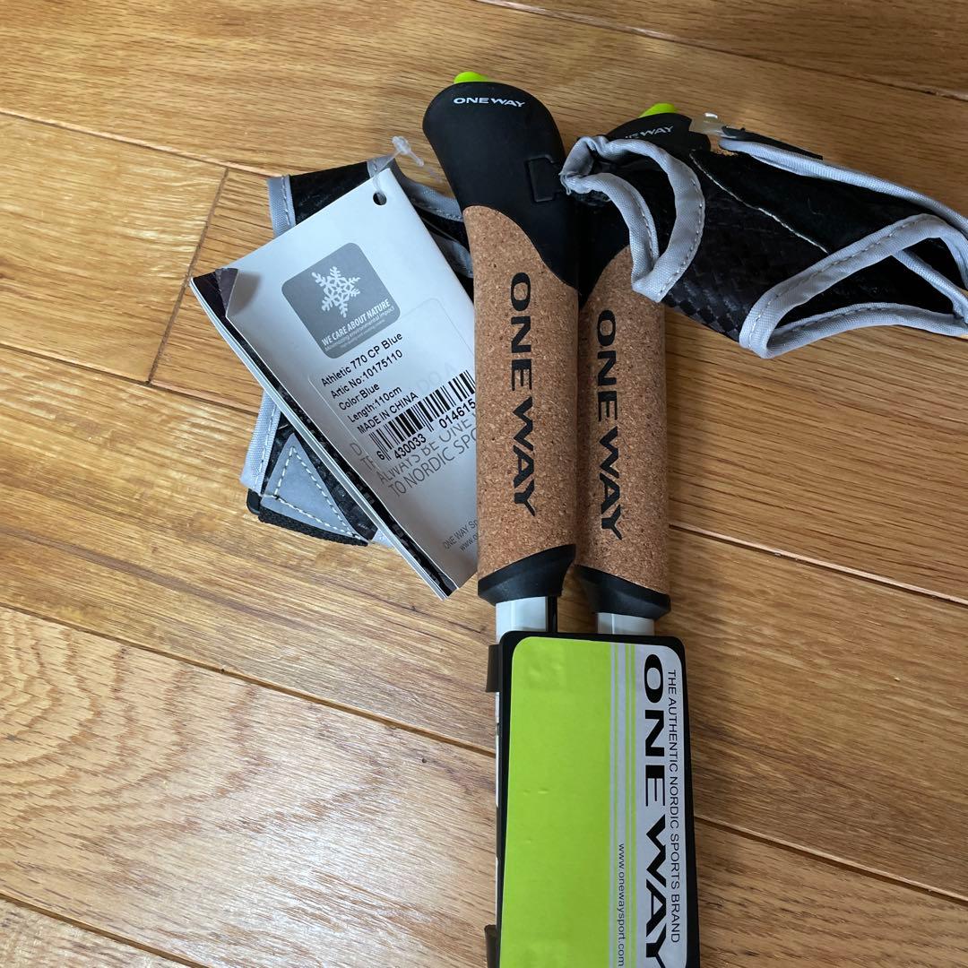 クロスカントリースキー　ワンウェイ✨ポールウォーク110cm