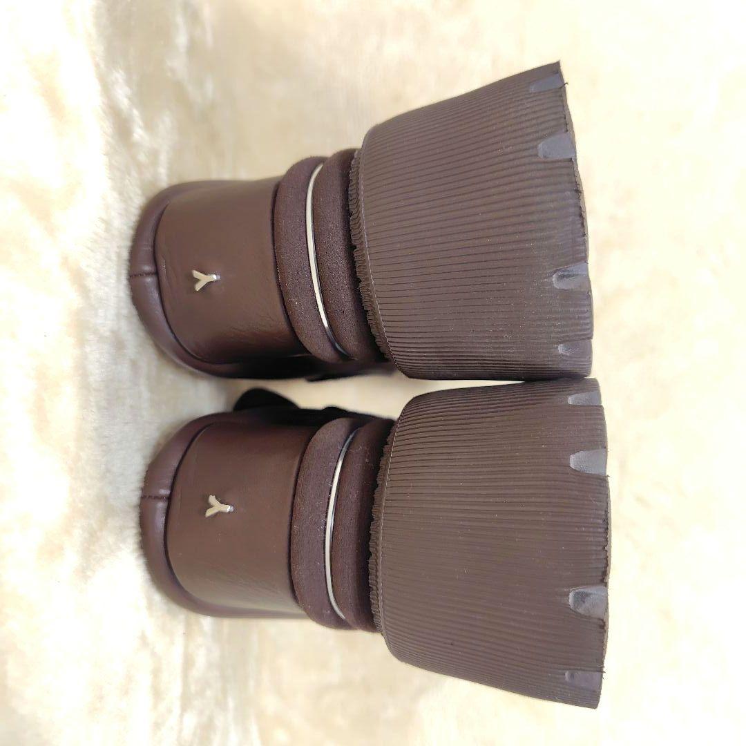 極美品 LANA着用モデル イエロー シューズ 厚底ローファー ブラウン 23