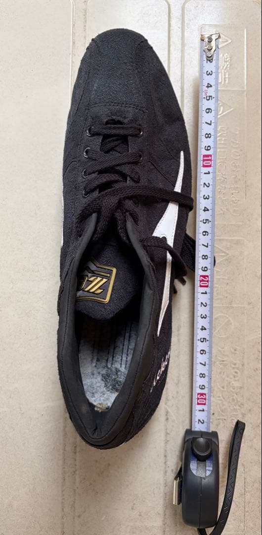 ZETT（ゼット）野球用 金属歯スパイク 刺繍入りサイズ不明→外寸30センチ以上