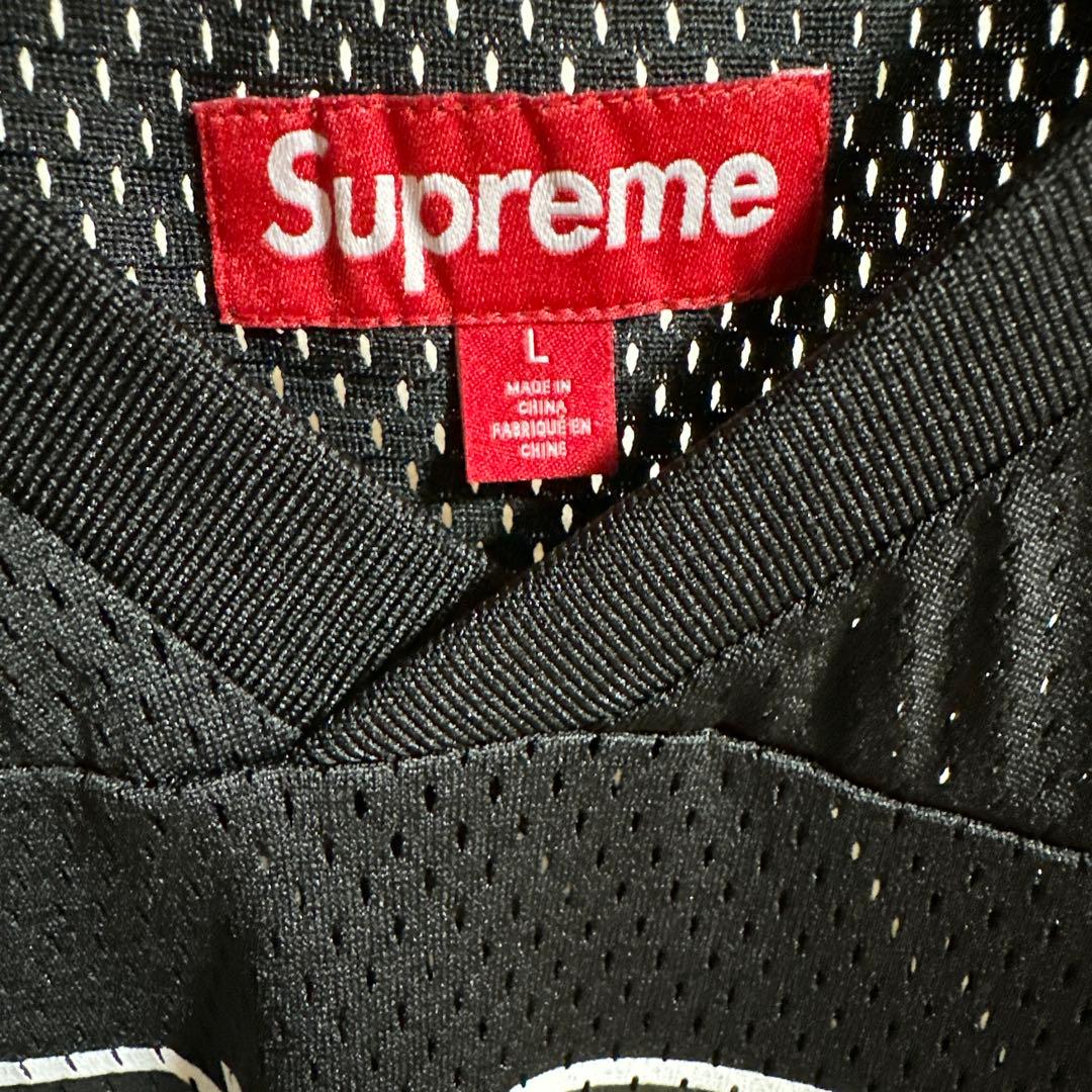 シャツ Supreme Spiderweb Football Jersey Black
