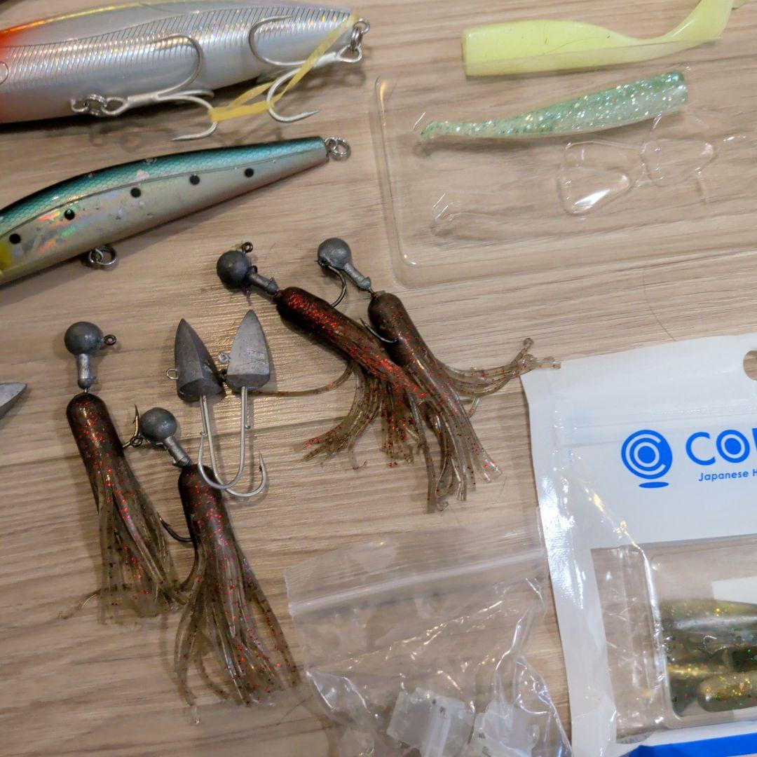 釣り用タックルボックス シーバス用ルアー70個超セット まとめ売り