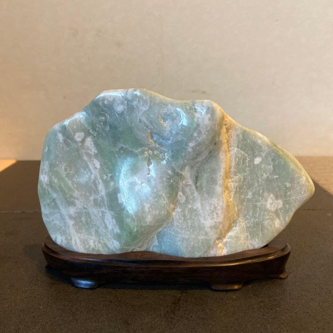 姫川　翡翠　880g ★鑑賞石　鉱物