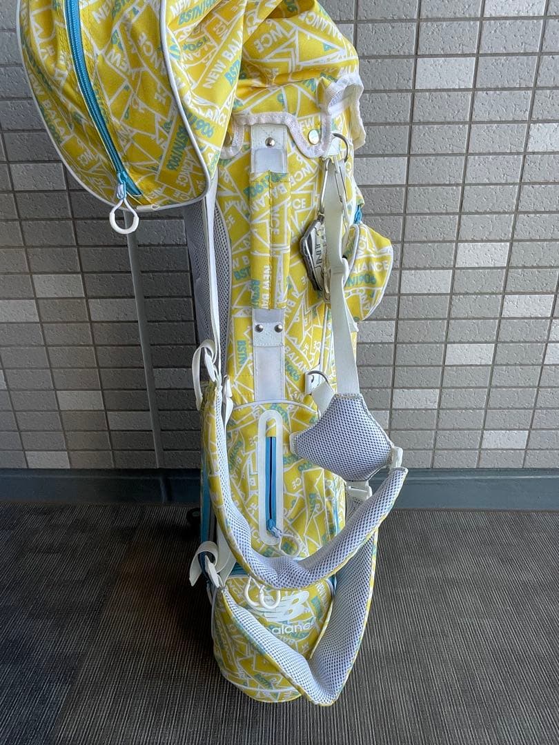 ニューバランスゴルフ 9型 スタンド式 キャディバッグ イエロー