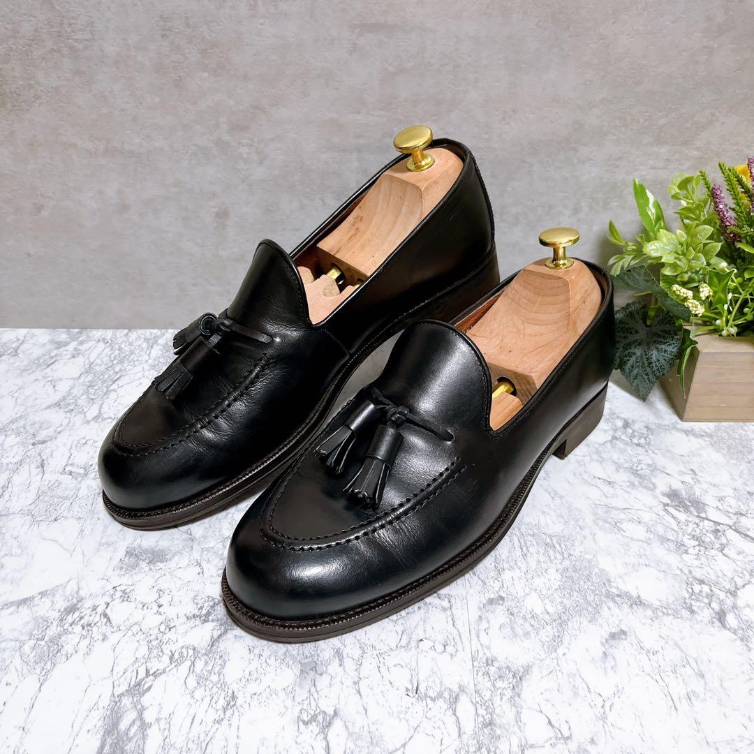 【B:MING by BEAMS ビームス】タッセルローファー 黒 8 美品