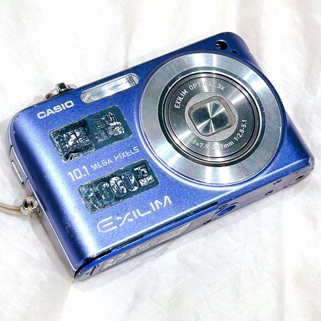 【美品】CASIO EXILIM EX-Z1080 パープル ブルー　デジカメ