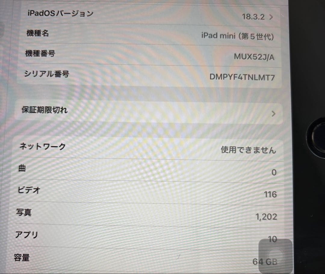 iPad mini 第五世代　64GB SIMフリー　Wi-Fi セルラー