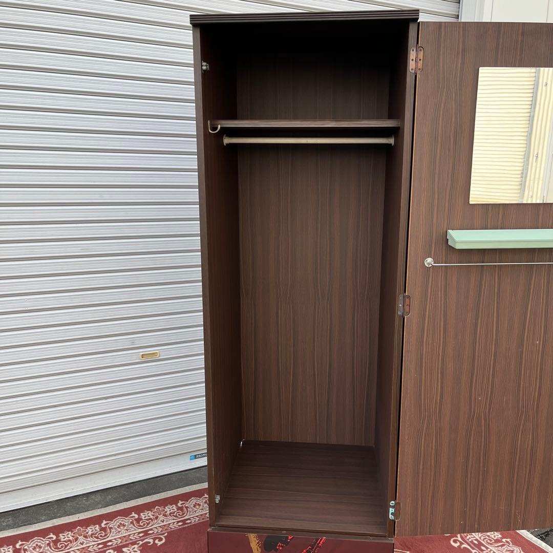 70s80sビンテージ古家具◼︎JAZZデザイン ワードローブ クローゼット