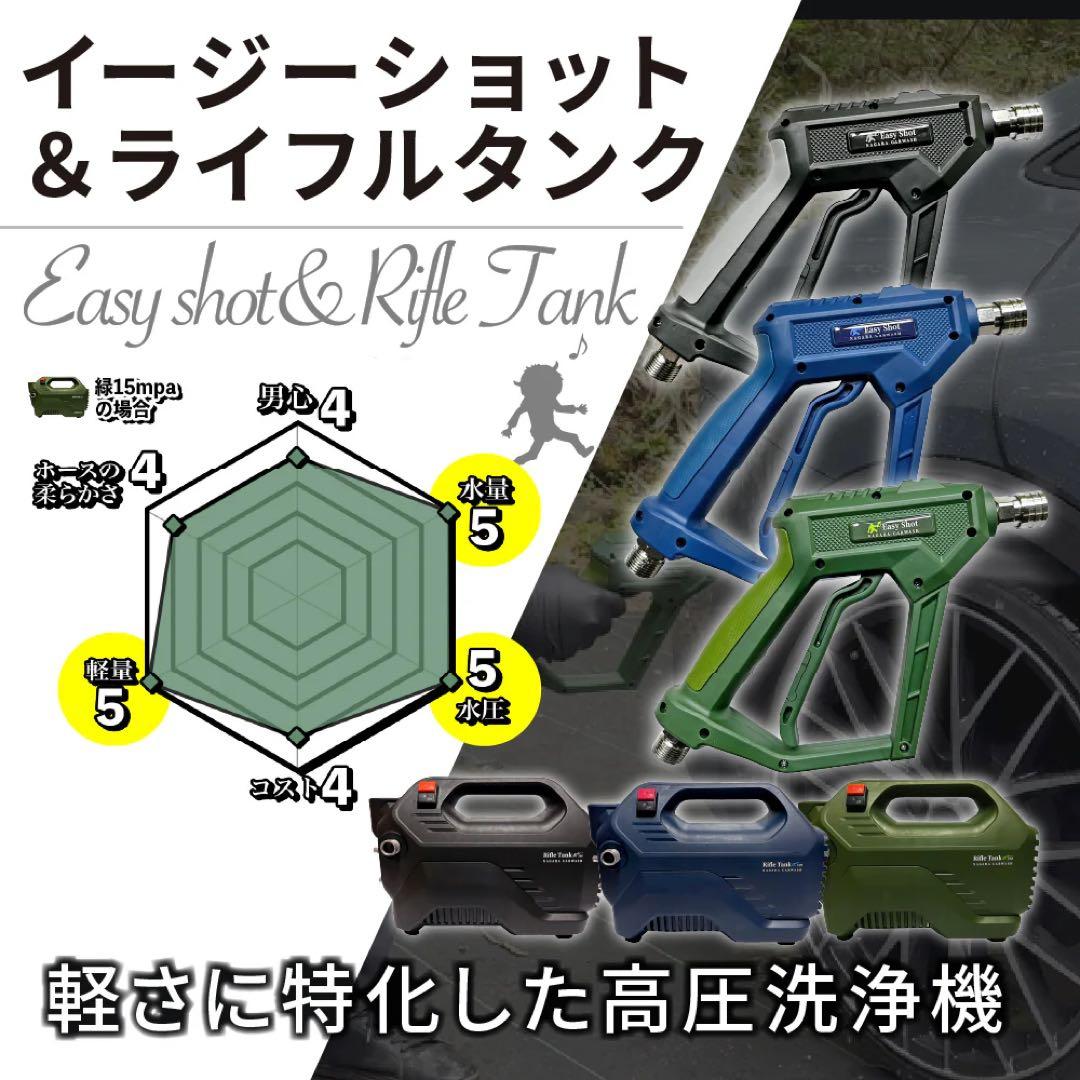 ながら洗車　高圧洗浄機 Easy Shot / RifleTank 12 未使用