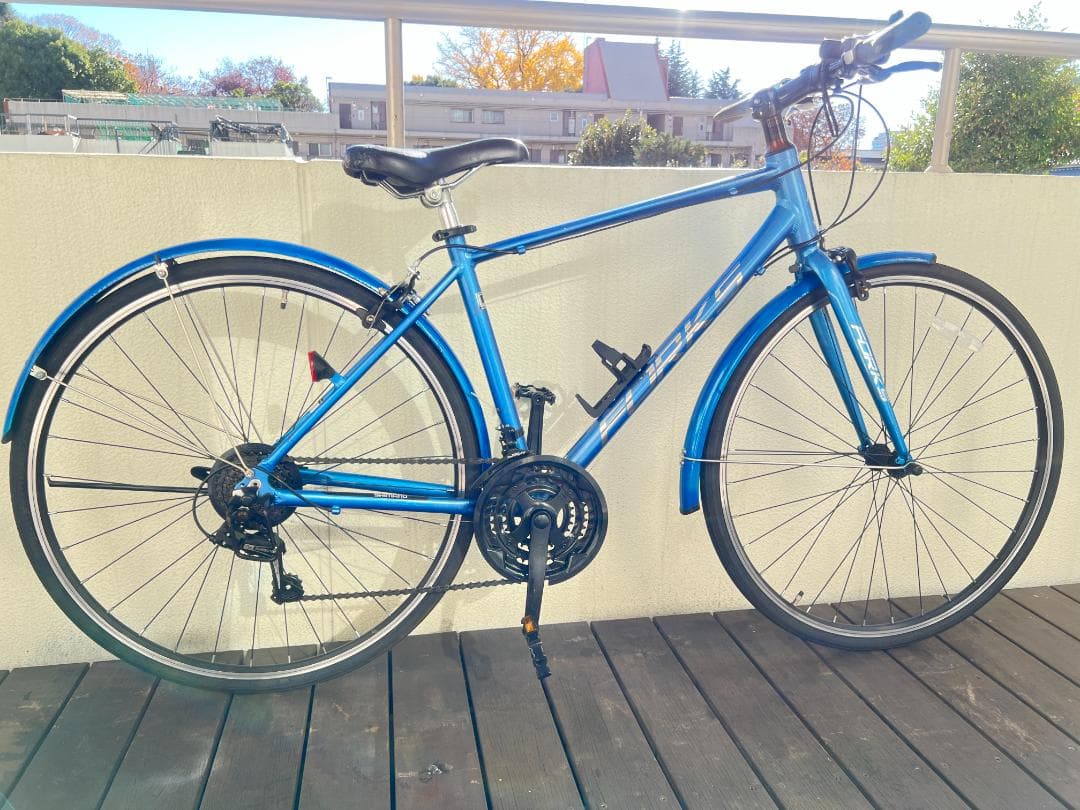 FORKS700Cクロスバイク　シマノ18段変速(前３段×後６段)　引取専用