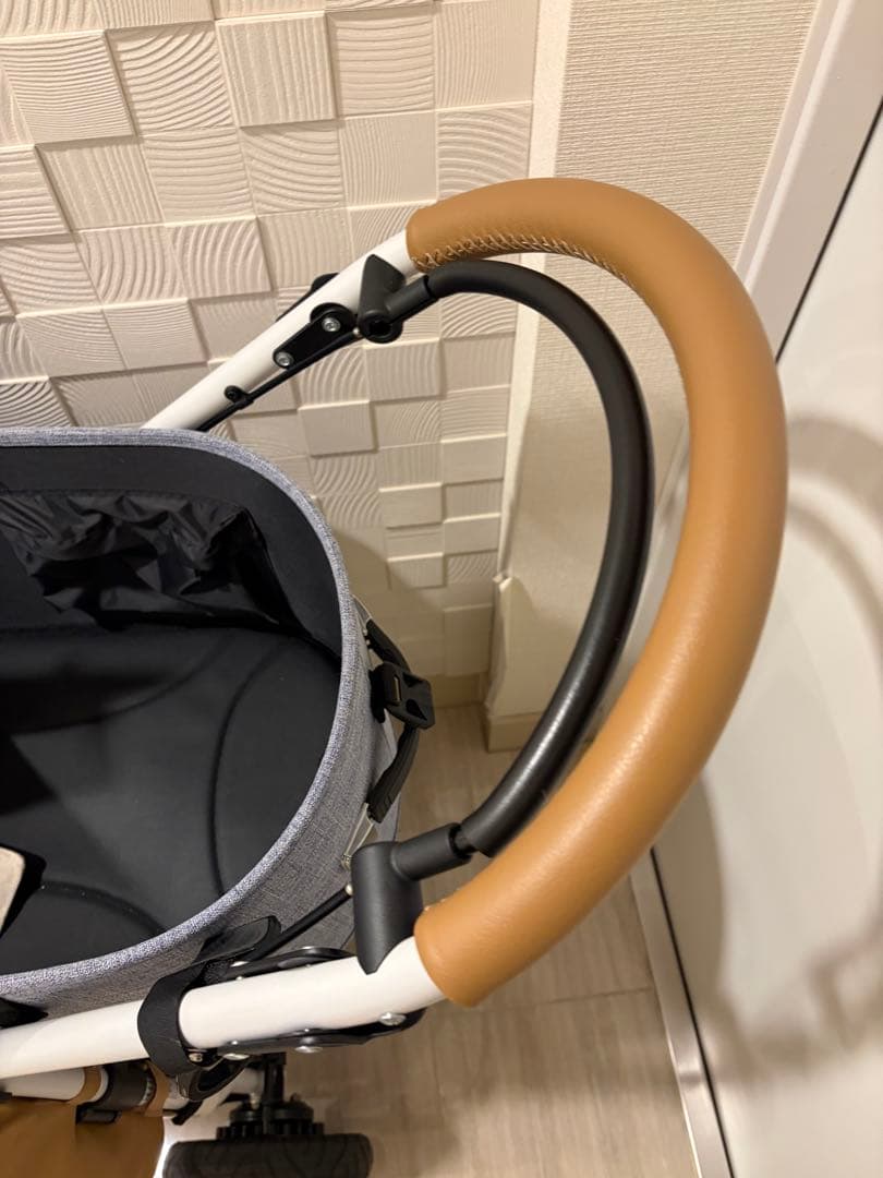 AIRBUGGY ペットカート メランジデニム　顎乗せクッション付き